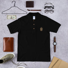 Load image into Gallery viewer, Alpha Phi Alpha Crest Embroidered Polo Shirt
